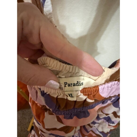 Du Paradis Abstract Wide Leg Jumpsuit XL - Picture 6 of 7